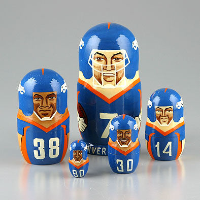 Denver Broncos Russian Nesting Doll
