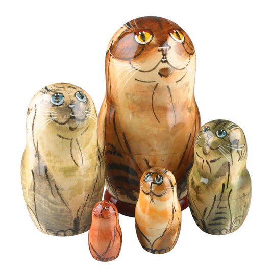 Charming Cats Stacking Doll