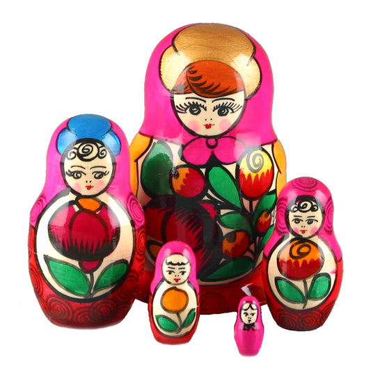 Flower Maiden Matryoshka Doll