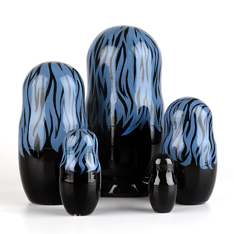 Kiss Rock And Roll Russian Nesting Doll