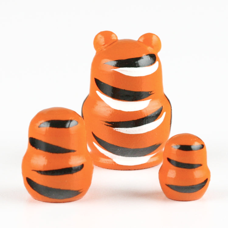1 1-2" Tall Tiny Tiger Stackable Doll