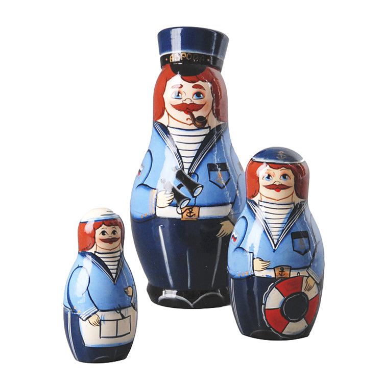 Crew of Sailors Stacking Doll