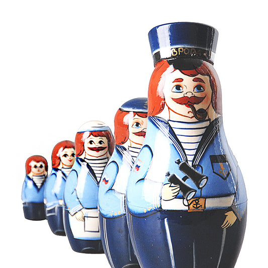 Crew of Sailors Stacking Doll