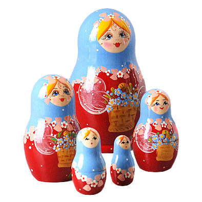 Floral Basket Matryoshka