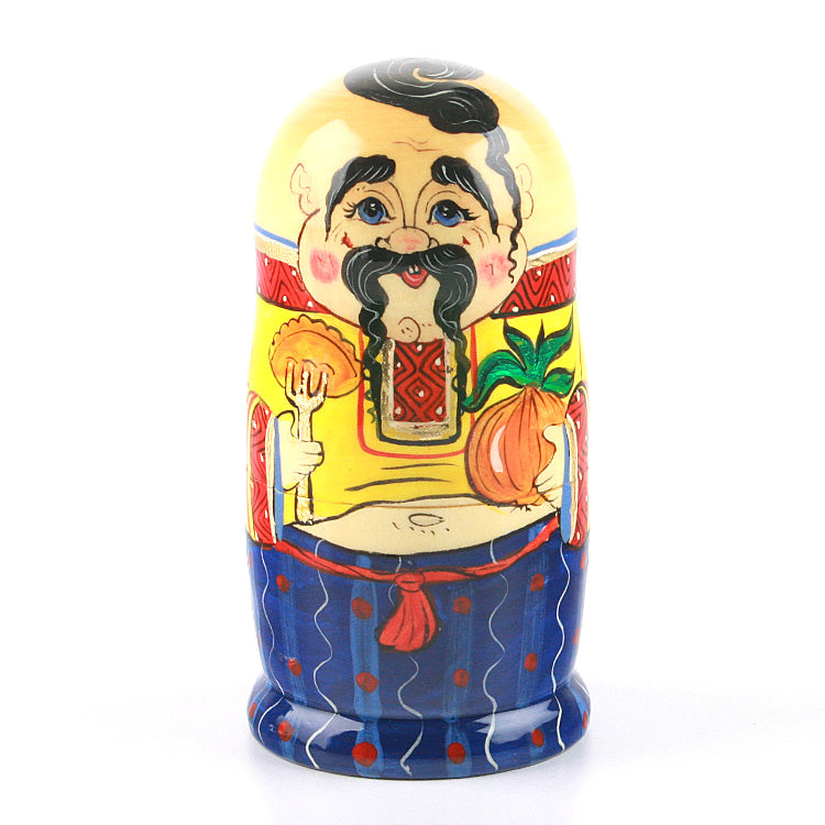 Ukrainian Family Babushka Doll