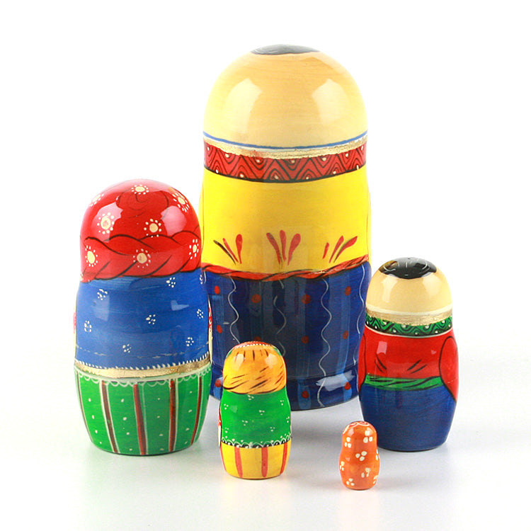 Ukrainian Family Babushka Doll