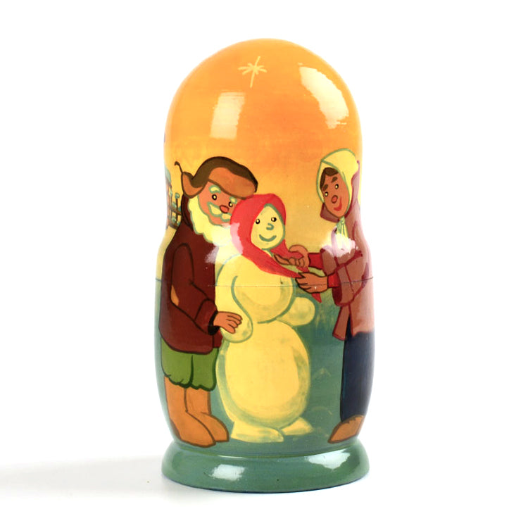 Snow Maiden Fairytale Babushka Doll