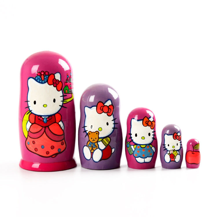 Hello Kitty 5pc Nesting Doll