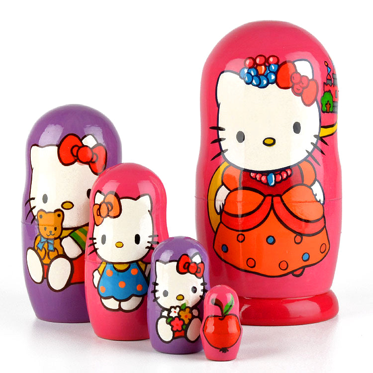 Hello Kitty 5pc Nesting Doll