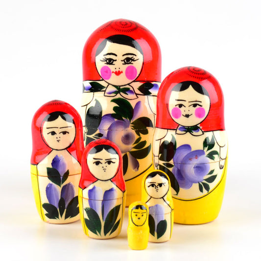 Russian Traditional 6 pcs. Babushka