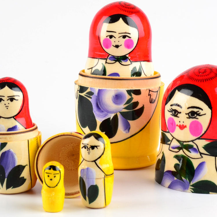 Russian Traditional 6 pcs. Babushka