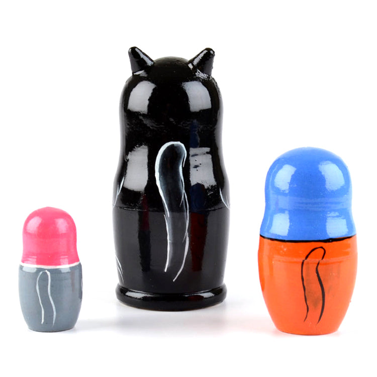 Black Cat Fishing Matryoshka