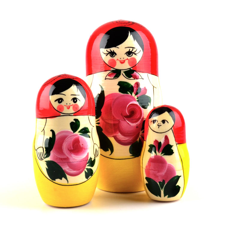 Russian Traditional 8pc Floral Matryoshka