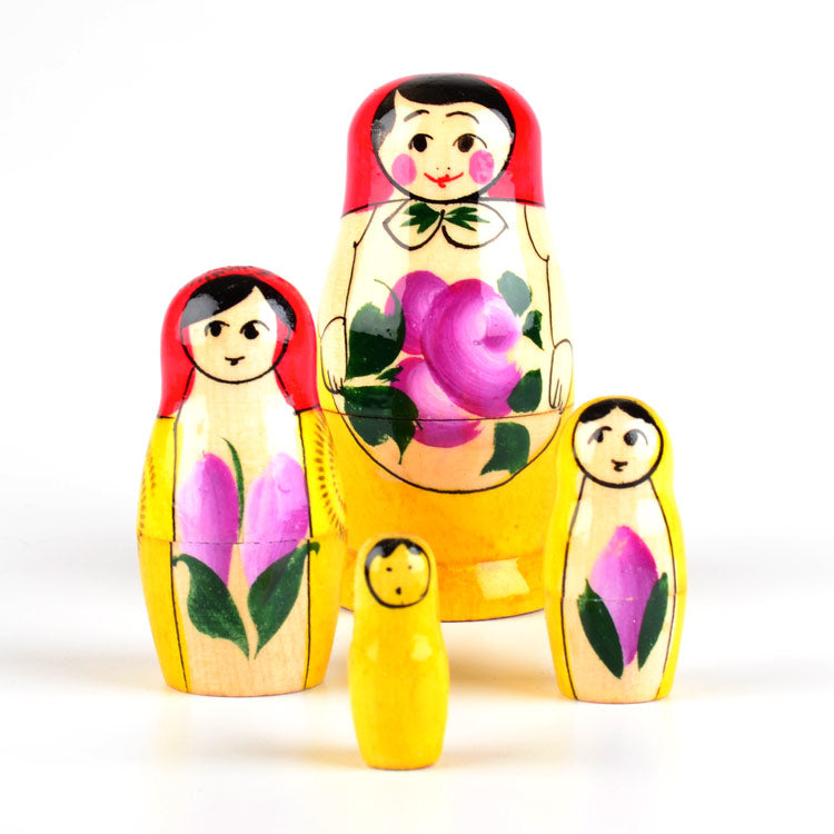 Traditional 4pc Russian Matryoshka Doll