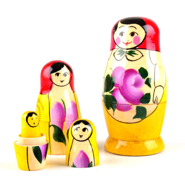 Traditional 4pc Russian Matryoshka Doll