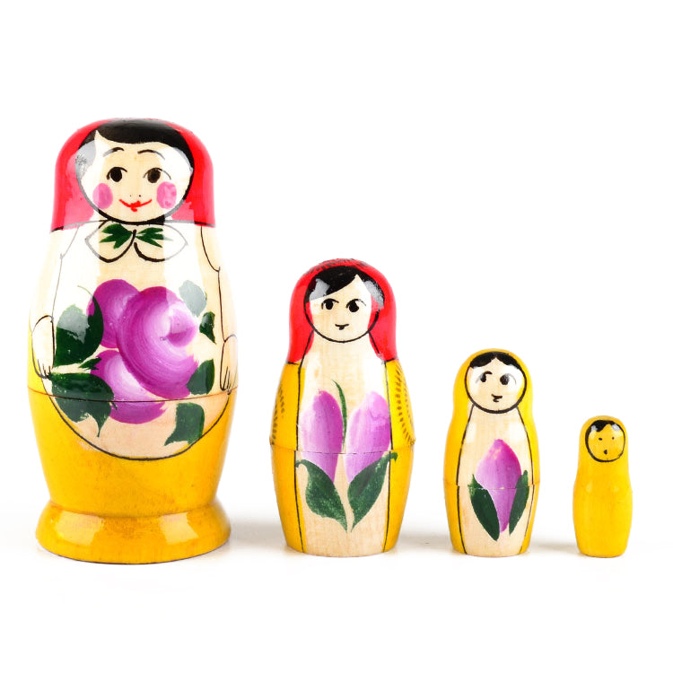 Traditional 4pc Russian Matryoshka Doll