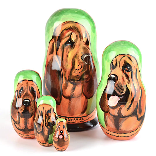 Bloodhound Russian Nesting Doll