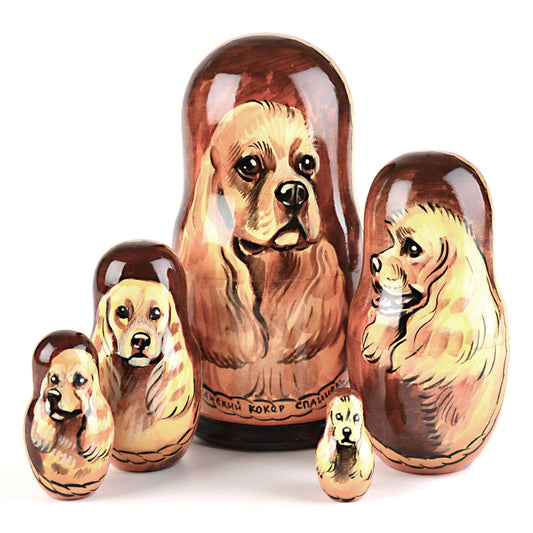 American Cocker Spaniel Matreshka