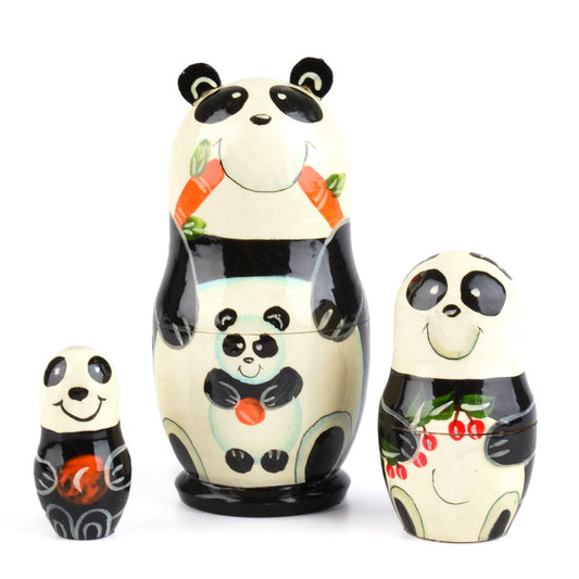 3 Piece Panda Babushka Doll