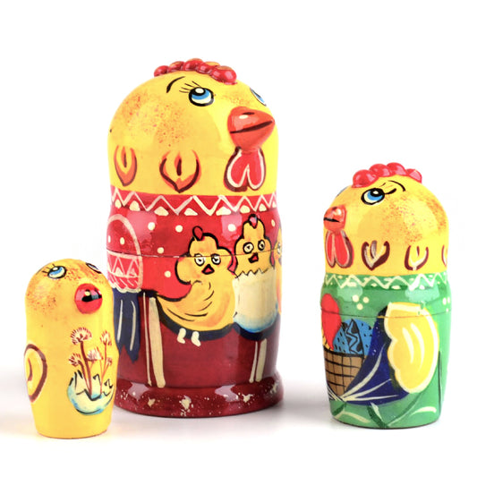 Mother Hen Matryoshka Doll