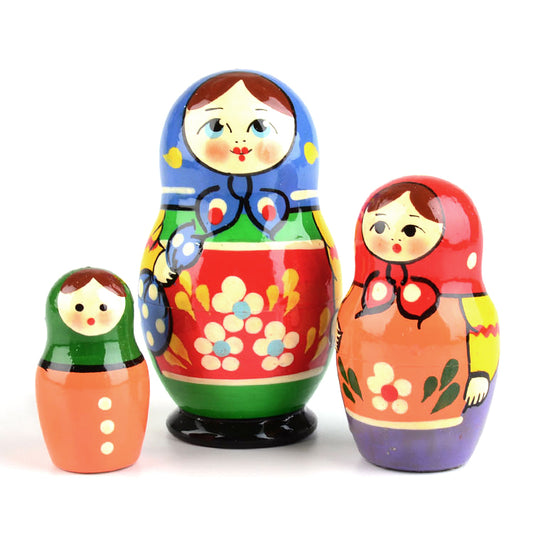 Colorful 3 Piece Matryoshka