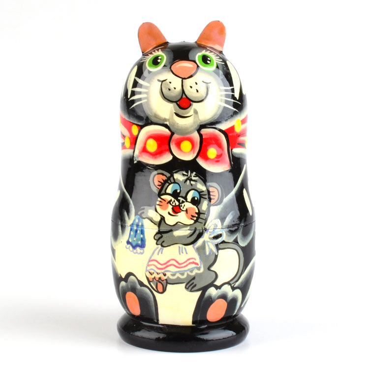 Kitty-Cat Russian Nested Doll