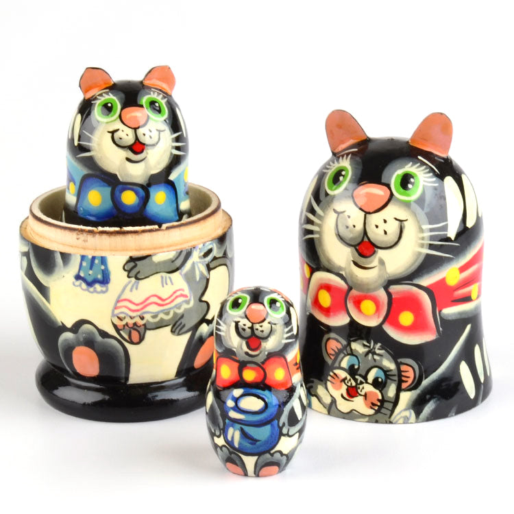 Kitty-Cat Russian Nested Doll