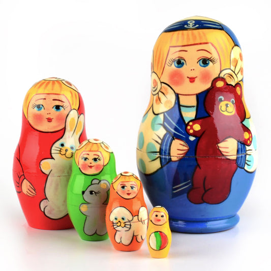 Girl with Teddy Bear