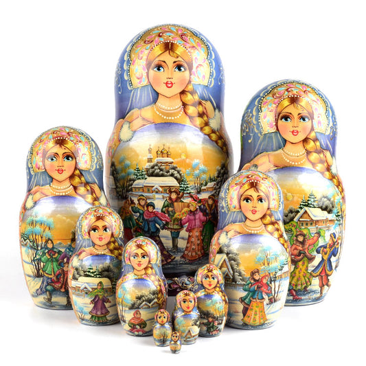 Fun Winter Collectible Matryoshka