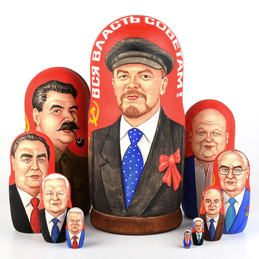 Historical 10 Russian Rulers Dolls