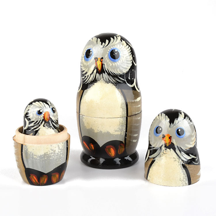 3 pc Owl Stacking Dolls