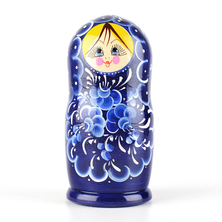 Blue Floral Matryoshka