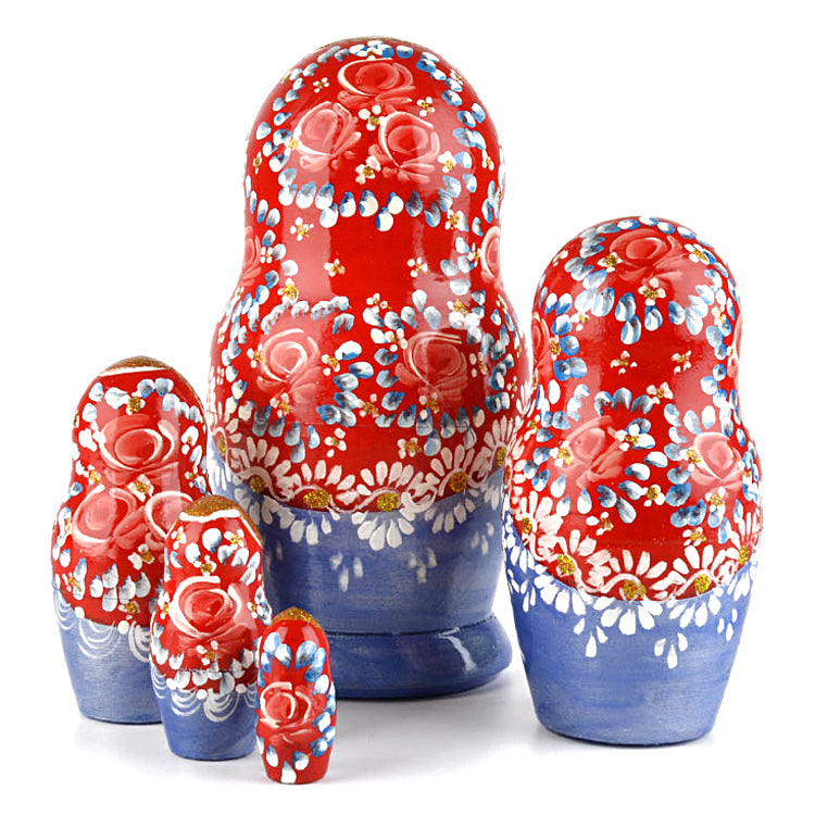 Golden Kokoshnik Matryohska