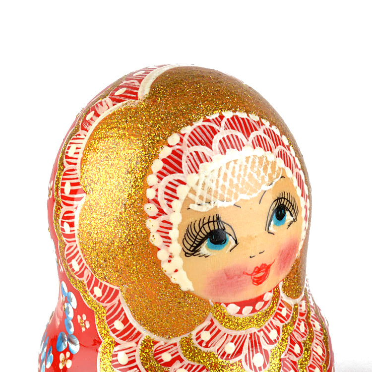 Golden Kokoshnik Matryohska