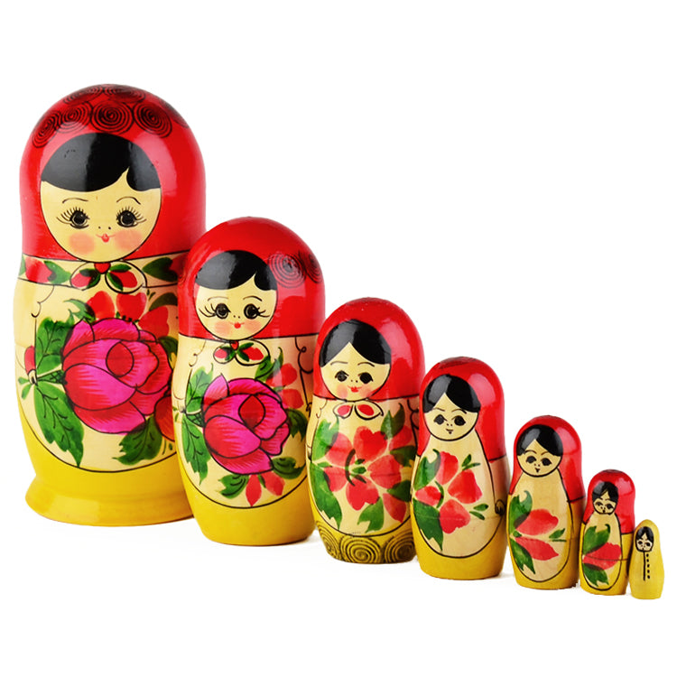 Traditional 7pcs. Wooden Matryoshka Doll