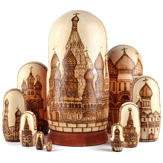 Churches of Old Russia Nested Doll