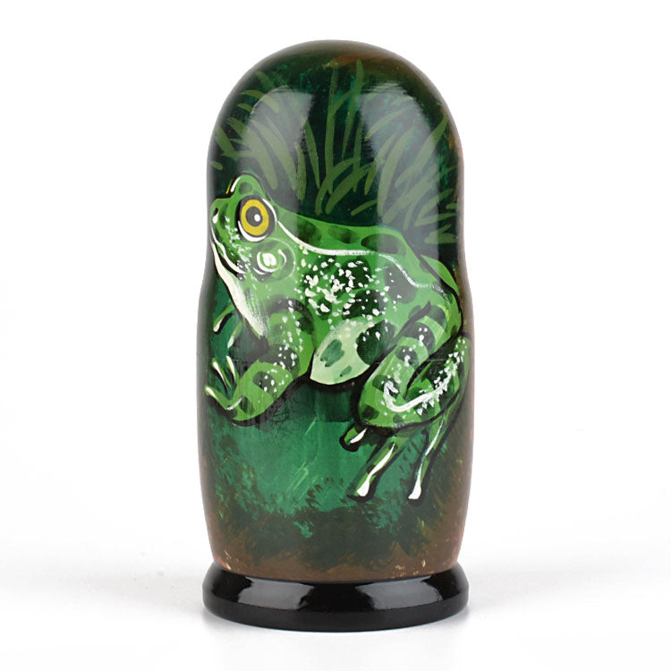 Five Frogs Nesting Doll