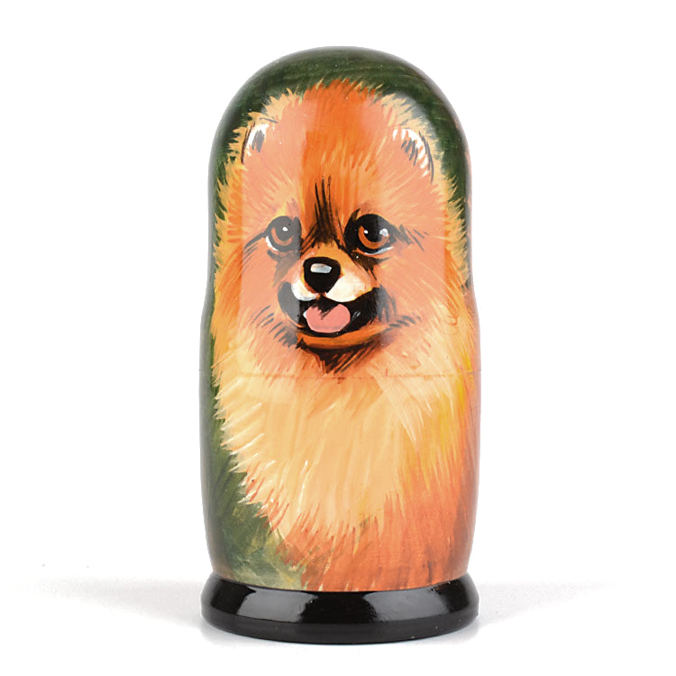 Pomeranian Dog Stacking Doll