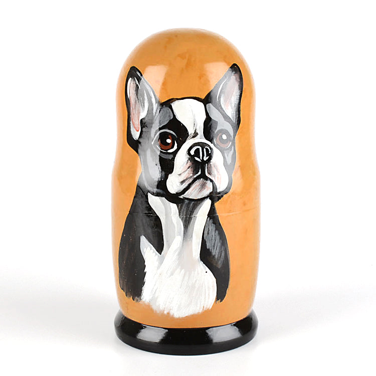 AS-IS Boston Terrier Dog Matryoshka