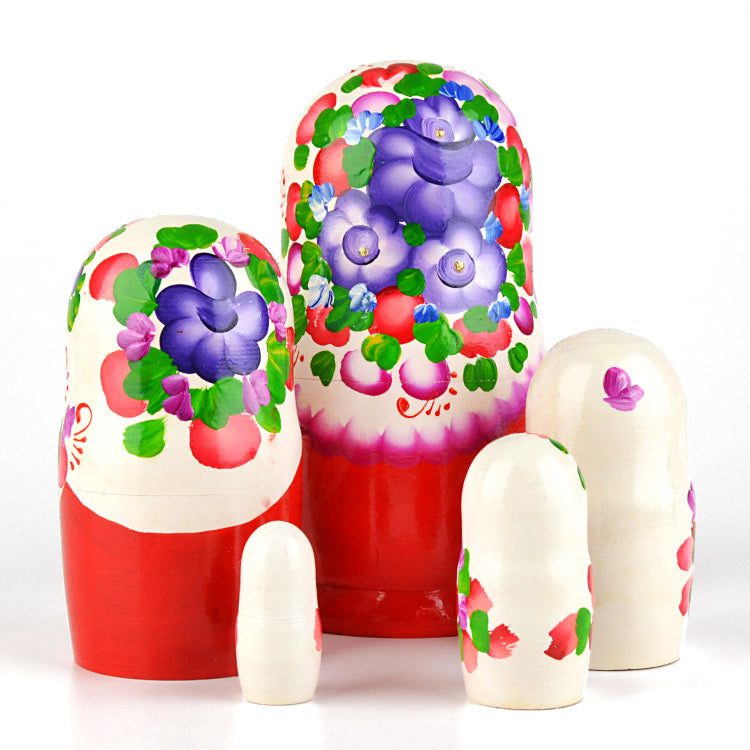 Floral Blossom Beauty - White & Red Doll