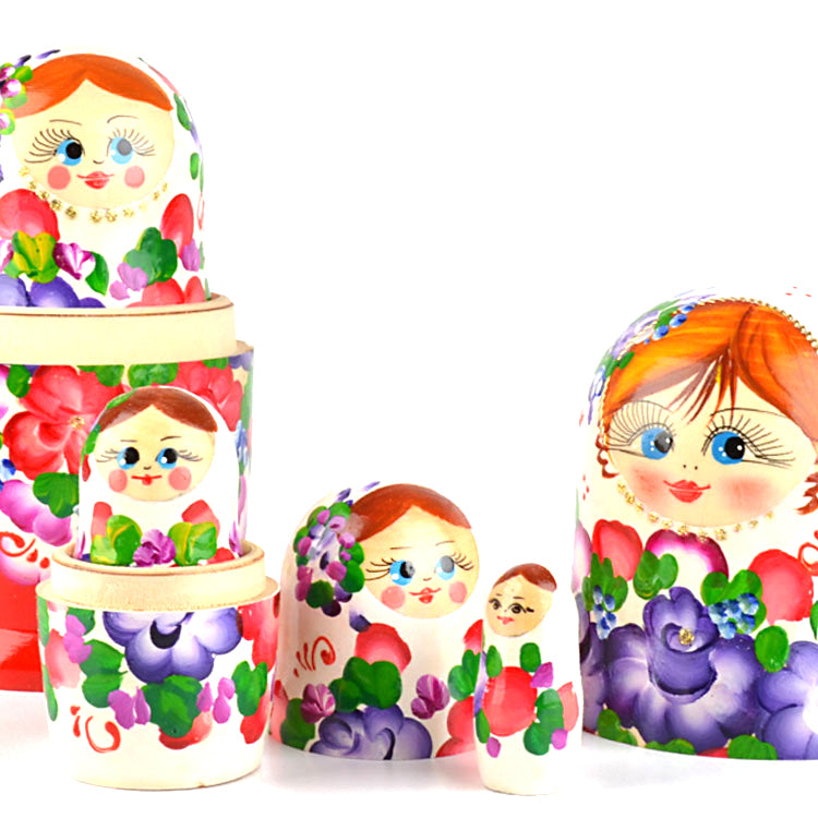 Floral Blossom Beauty - White & Red Doll