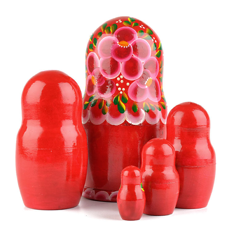 Red 5pc Stacking Doll