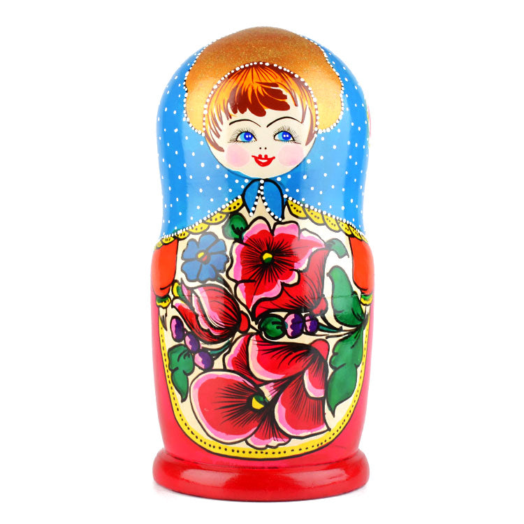 Cheerful Maiden 10 pcs Matryoshka