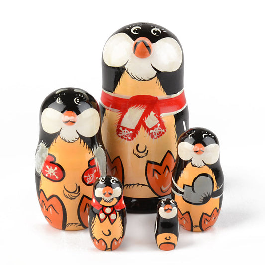 Matryoshka Penguin 5 pcs