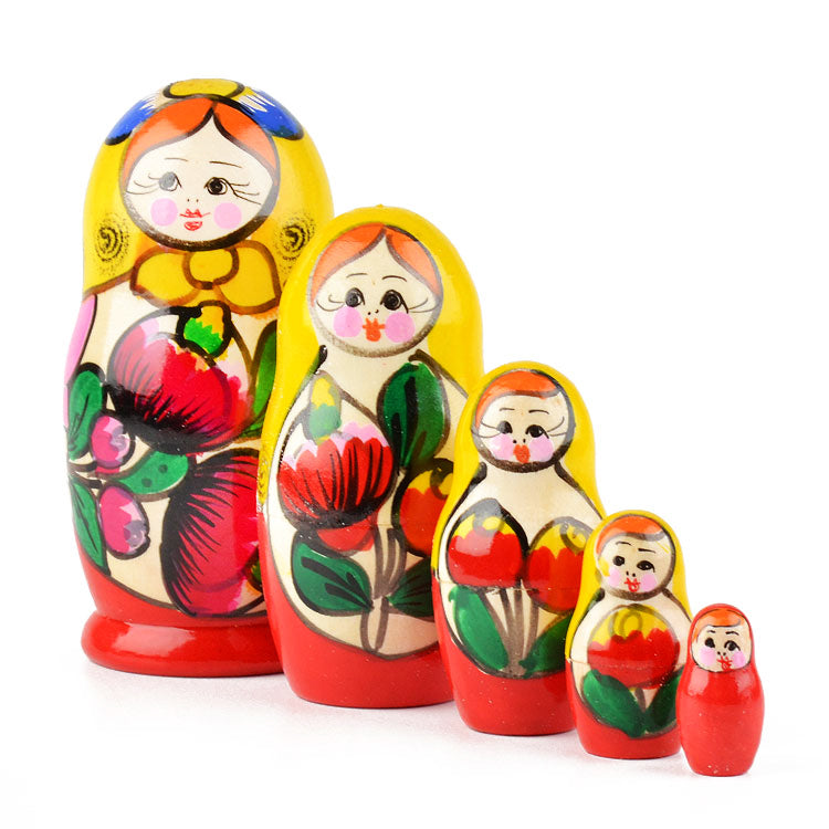 Russian Colorful Maiden Matryoshka