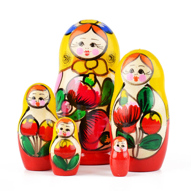 Russian Colorful Maiden Matryoshka