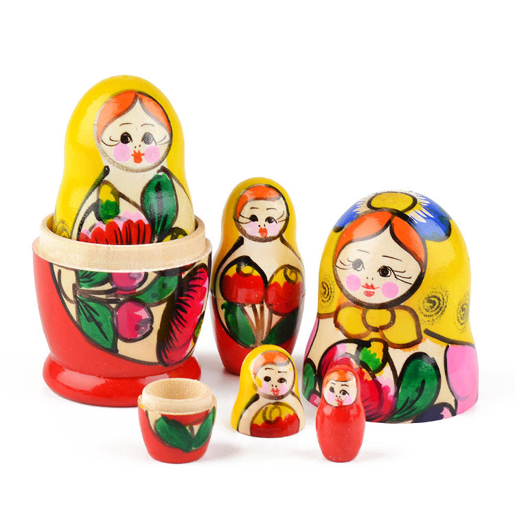 Russian Colorful Maiden Matryoshka