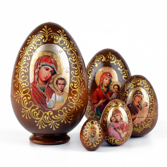 Religious Icons Nesting Egg