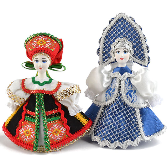 Russian Girl Doll Ornaments