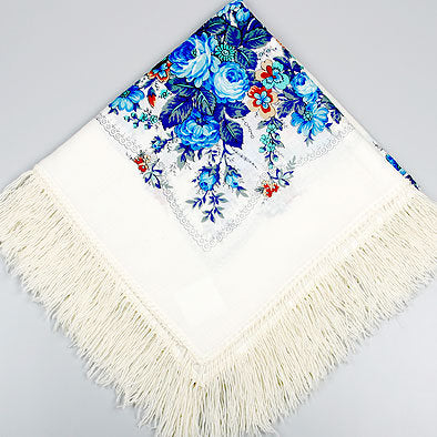 Tranquil Spring Day Wool Shawl